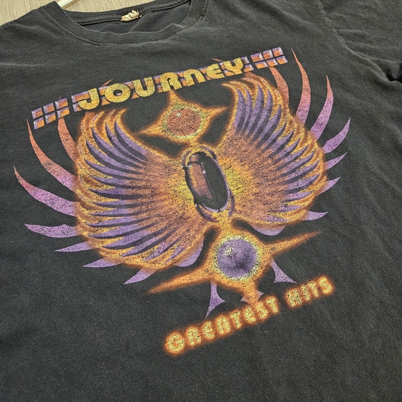 Y2k JOURNEY 2012 Greatest Hits Tour T-Shirt in Black - Picture 3 of 8